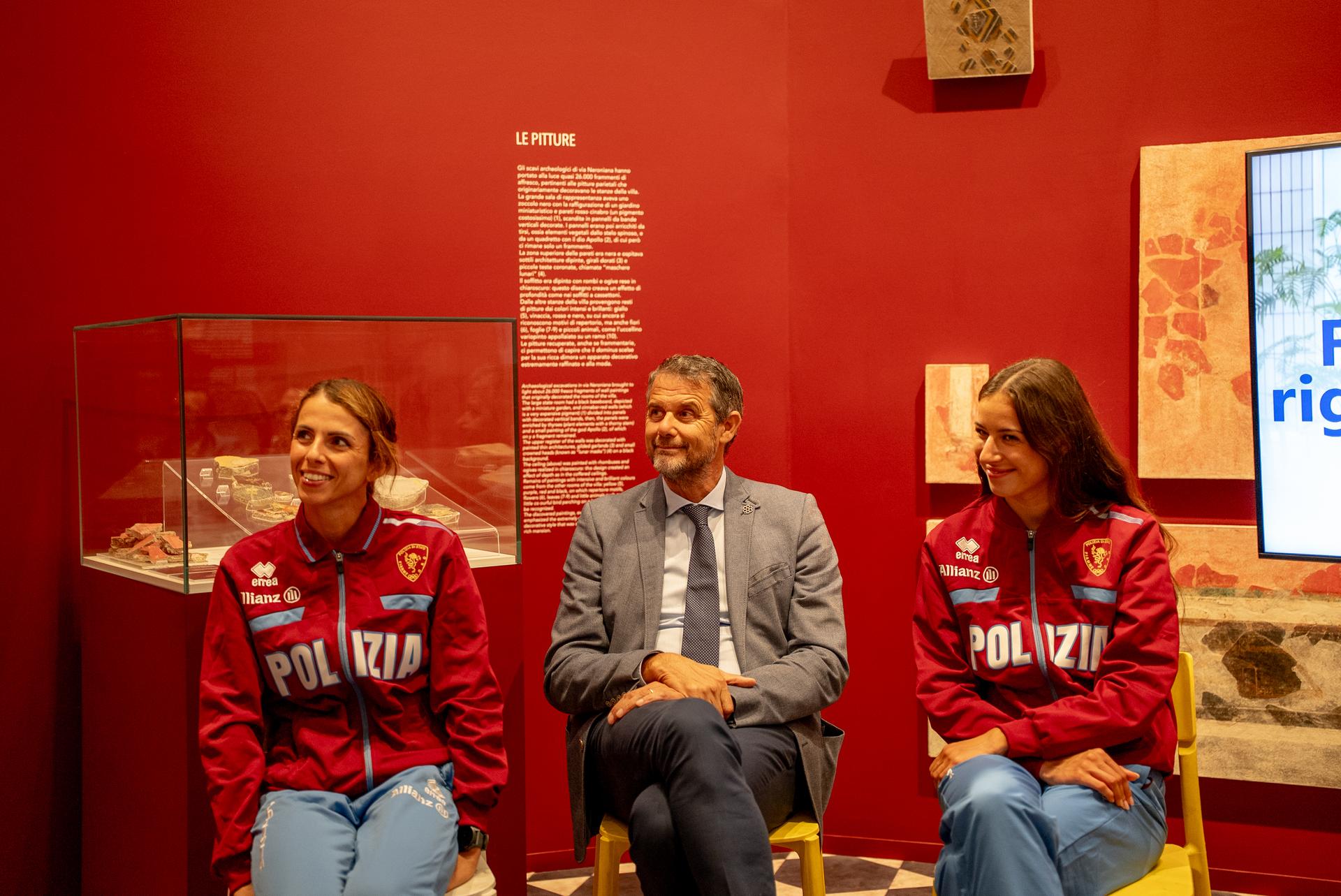 Atleti Fiamme Oro alla presentazione del raduno 2026 alle Terme Euganee